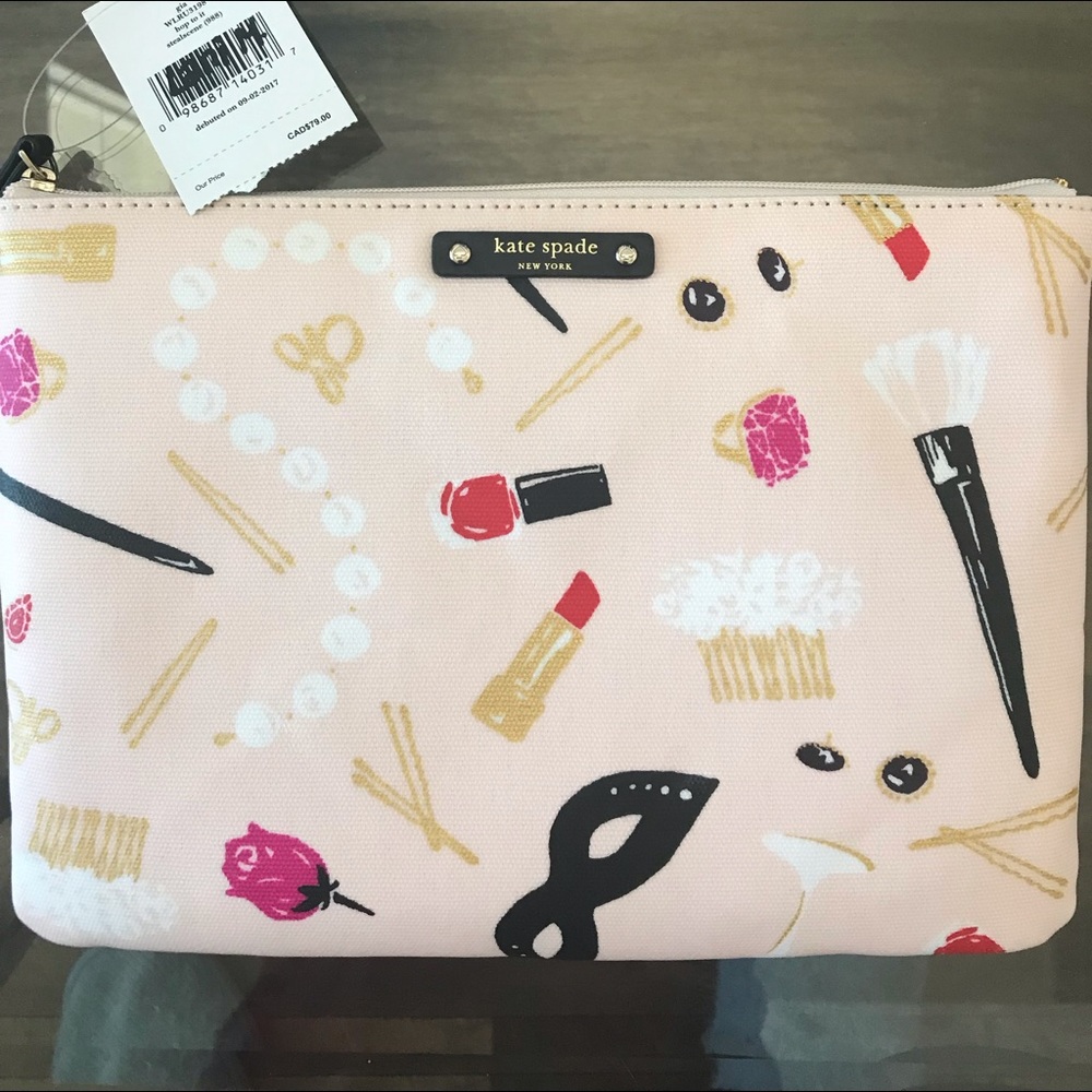 NWT Kate Spade cosmetic bag